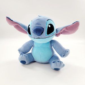 Disney Lilo & Stitch Small Blue Stitch Plush Stuffed Animal Just Play 9"